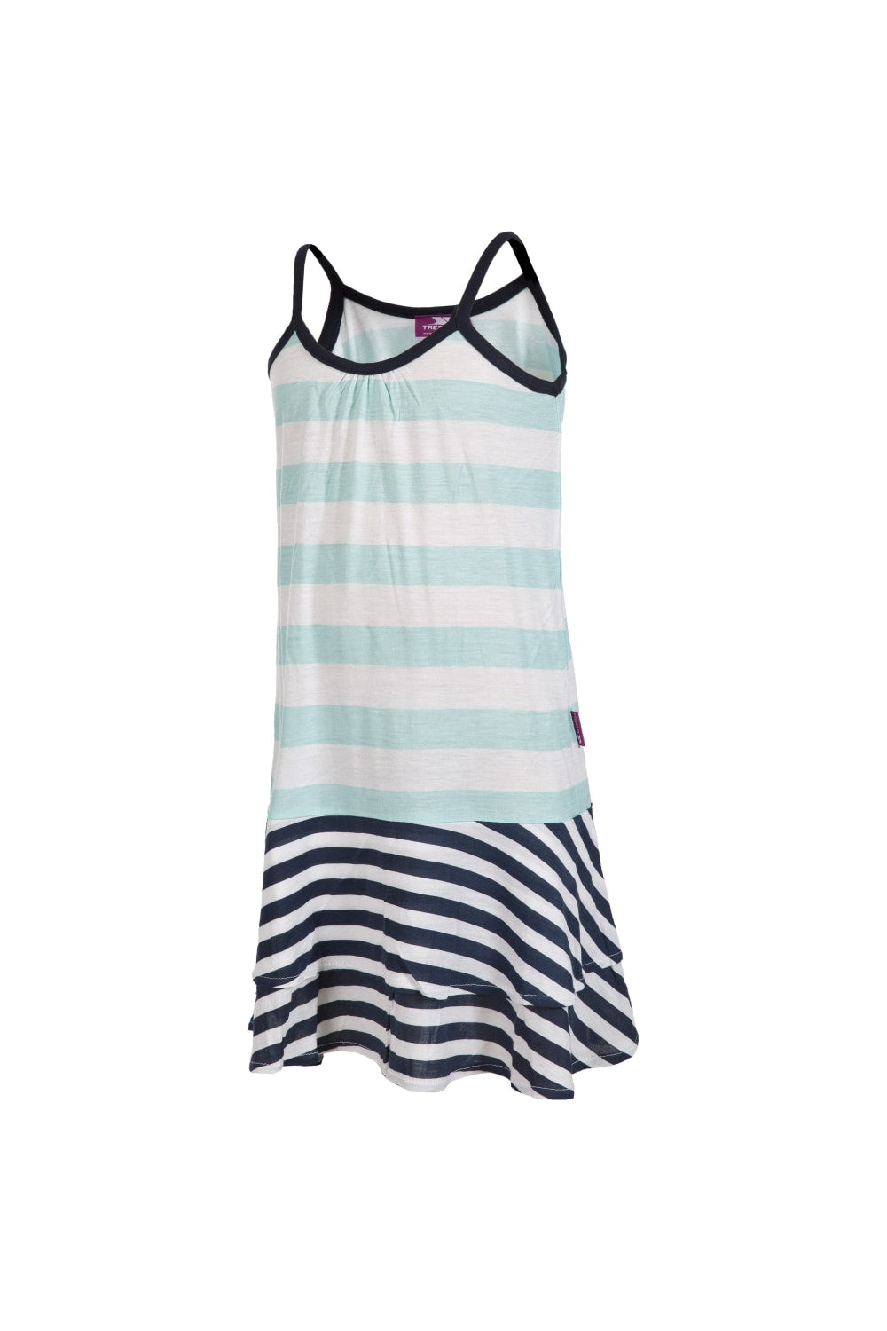 Trespass Childrens Girls Edie Striped Summer Dress (Tropical Stripe)