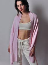 Load image into Gallery viewer, Cashmere Wrap In Blush/Pink Ikat Graffiti