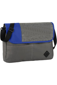 Bullet Offset Convention Messenger (Gray/Royal Blue) (15.2 x 2 x 11.8 inches)