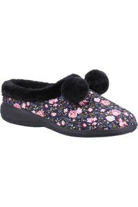 Womens Buzzard Slippers - Black