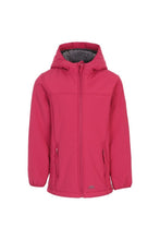 Load image into Gallery viewer, Trespass Childrens/Kids Kristen Soft Shell Jacket (Berry)