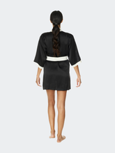 Load image into Gallery viewer, Contrast Silk Robe, Capella