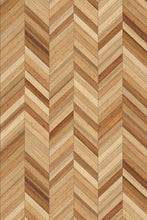 Load image into Gallery viewer, Eco-Friendly Herringbone Faux Wood Wallpaper