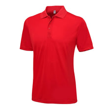 Load image into Gallery viewer, AWDis Just Cool Mens Smooth Short Sleeve Polo Shirt (Fire Red)