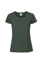Load image into Gallery viewer, Fruit Of The Loom Womens/Ladies Ringspun Premium T-Shirt (Racing Green)