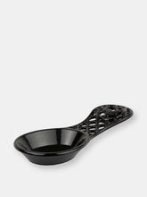 Load image into Gallery viewer, Cast Iron Rooster Spoon Rest, Black