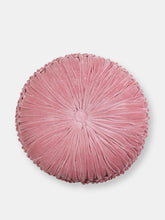 Load image into Gallery viewer, Velvet Round Cushion, Blush- 16 Inch
