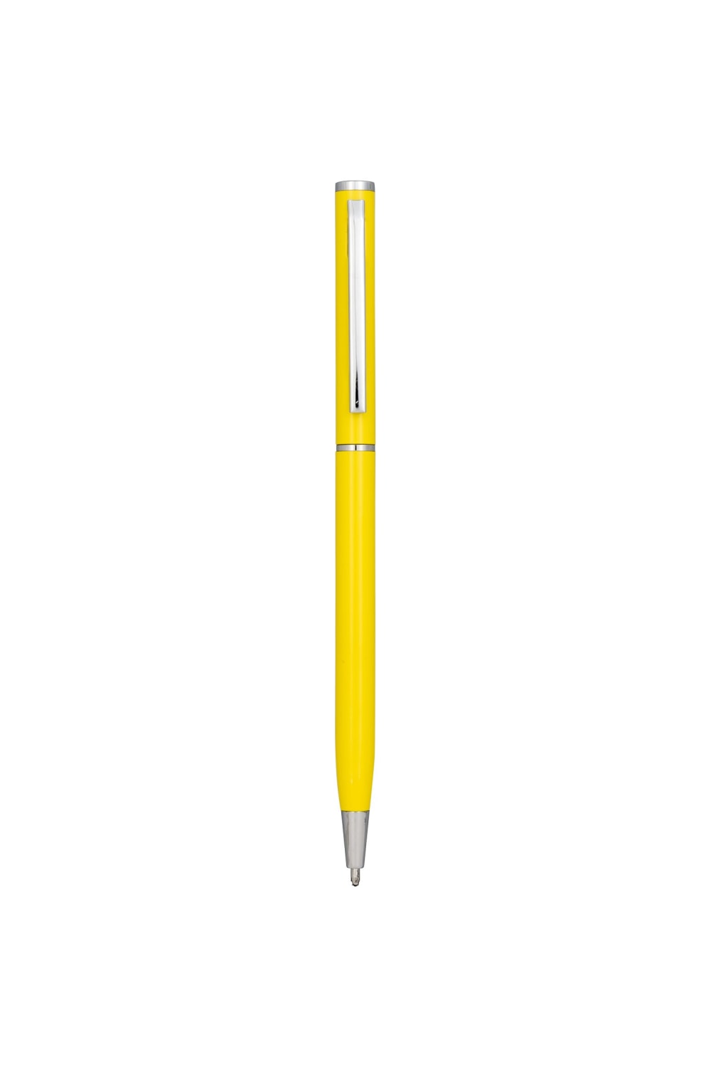 Bullet Slim Aluminium Ballpoint Pen (Yellow) (One Size)