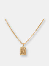 Load image into Gallery viewer, Two Way Initial Tag Necklace