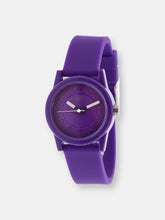 Load image into Gallery viewer, Skechers Watch SR6034 Rosencrans, Quartz Analog Display, Water Resistant, Purple Silicone Band, Buckle Closure, Purple