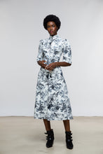 Load image into Gallery viewer, Esther Dress / Milk + Black Toile Cotton
