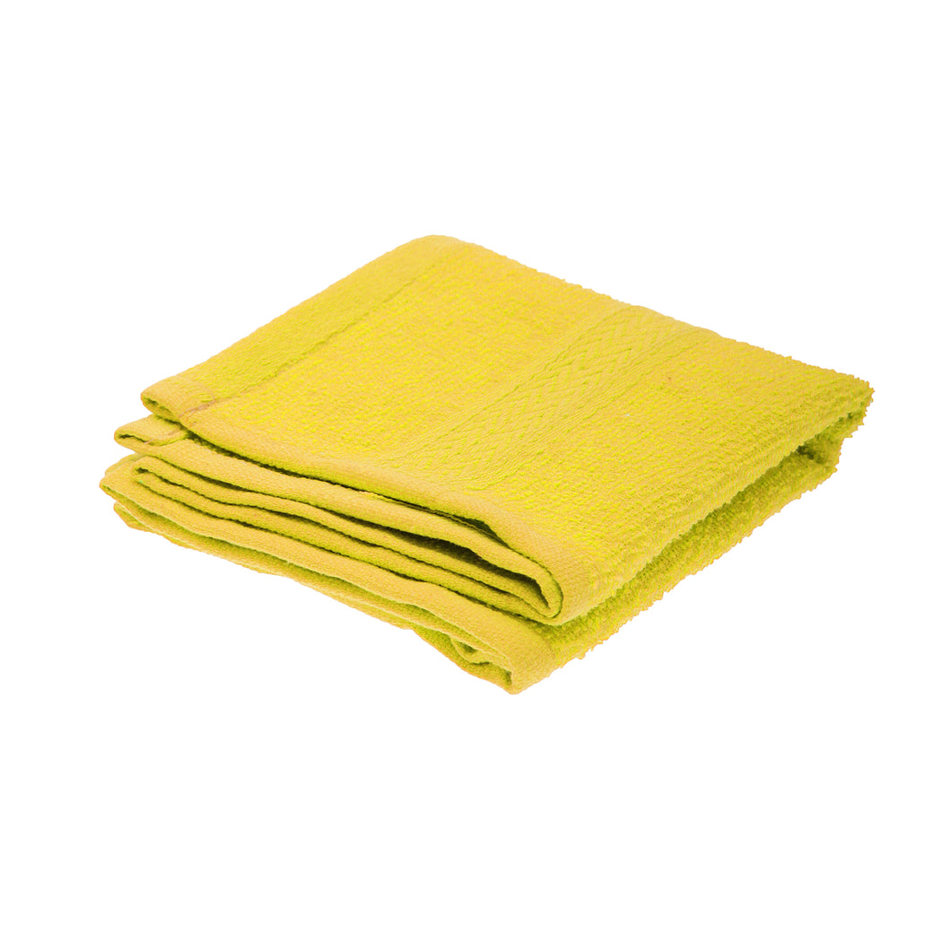Jassz Plain Guest Hand Towel (350 GSM) (Pack of 2) (Bright Yellow) (One Size)