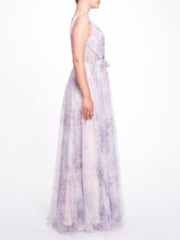 Load image into Gallery viewer, Sora Printed Gown - Lilac