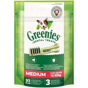 Mars Greenies Original Dental Dog Treats (3oz) (May Vary) (Medium Dog)