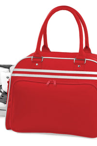 Retro Bowling Bag (6 Gallons) - Classic Red/White