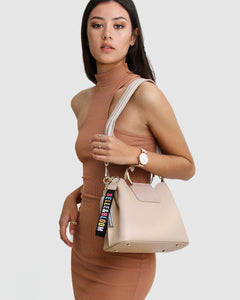 Twilight Leather Cross-Body Bag - Latte