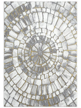Load image into Gallery viewer, Abani Luna Contemporary and  Spiral Metallic Area Rug