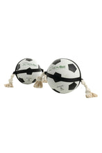 Load image into Gallery viewer, Sharples Actionball Football Toy (Black/White) (8.5in)