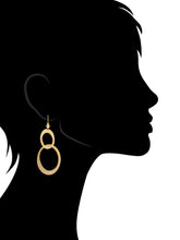 Load image into Gallery viewer, Satin Cascading Oval Earrings