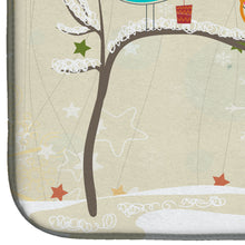 Load image into Gallery viewer, 14 in x 21 in Christmas Presents between Friends Brittany Dish Drying Mat