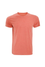 Load image into Gallery viewer, Russell Mens Slim Fit Short Sleeve T-Shirt (Coral Marl)
