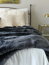 Load image into Gallery viewer, Couture Collection Champagne Mink Faux Fur Throws Blanket
