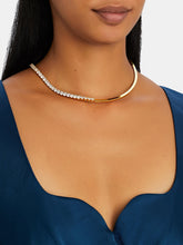Load image into Gallery viewer, Anik Gold Tennis Necklace