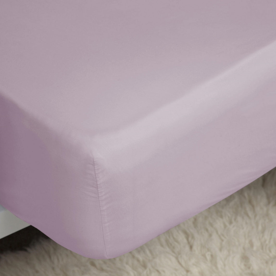 Belledorm 400 Thread Count Egyptian Cotton Fitted Sheet (Mulberry) (Twin) (UK - Single)
