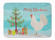 Load image into Gallery viewer, 19 in x 27 in Leghorn Chicken Christmas Machine Washable Memory Foam Mat