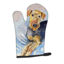 Load image into Gallery viewer, Cozy Airedale Terrier Oven Mitt