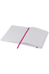 Bullet A5 Spectrum Notebook With Elastic Strap (White/Pink) (One Size)