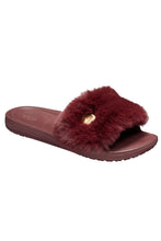 Load image into Gallery viewer, Womens Sloane Luxe Slide - Burgundy
