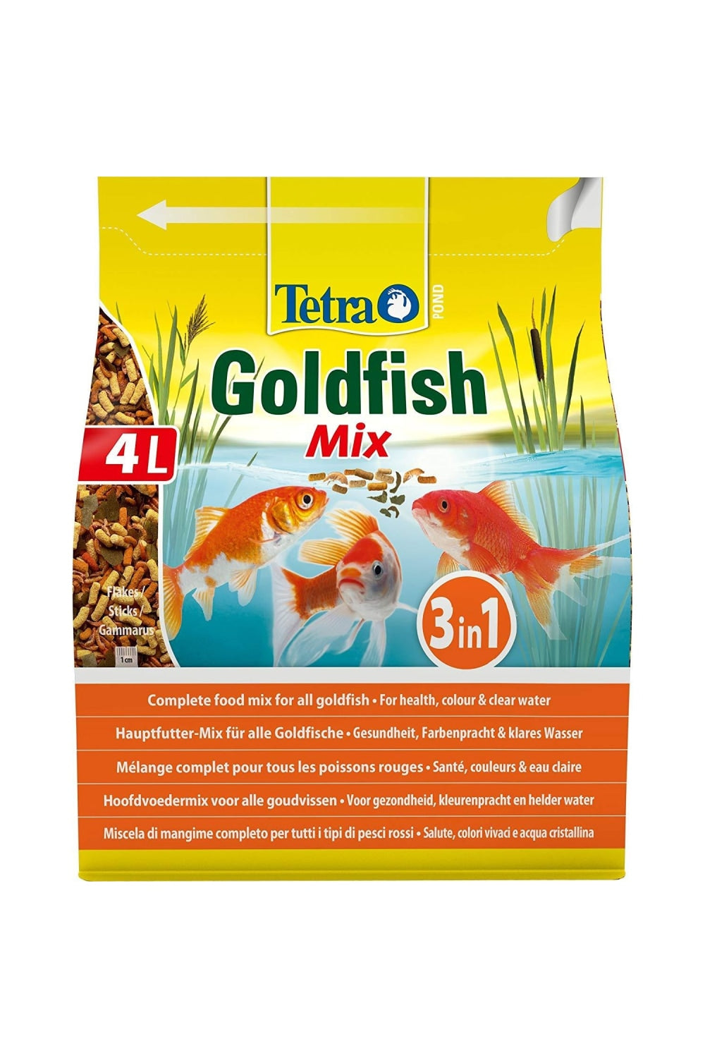 Tetra 3 In 1 Goldfish Food Mix (May Vary) (19oz/1gal)