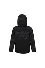 Load image into Gallery viewer, Childrens/Kids Exodus Camo Soft Shell Jacket - Black