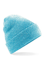 Load image into Gallery viewer, Beechfield® Soft Feel Knitted Winter Hat (Heather Surf)