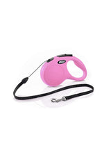 Load image into Gallery viewer, Flexi New Comfort Retractable Tape Dog Leash (Pink) (S (16.4ft))
