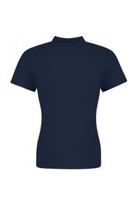 Womens/Ladies Piqu Cotton Polo Shirt - Oxford Navy