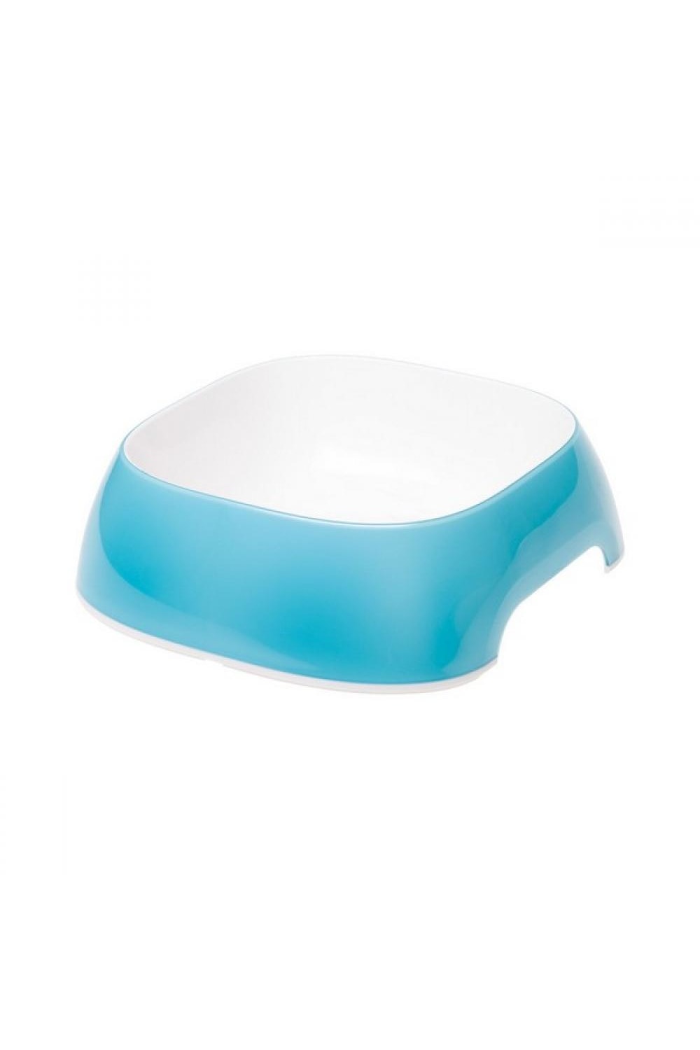 Ferplast Glam Dog Bowl (Blue/White) (9.5 x 9.1 x 2.8in)