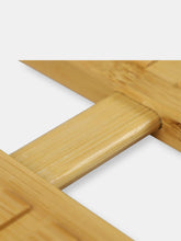 Load image into Gallery viewer, Michael Graves Design Expandable Linear Grooved Square Bamboo Trivet, Natural