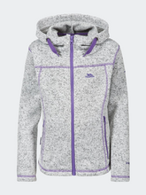 Load image into Gallery viewer, Childrens Girls Lovell Hooded Fleece Jacket - Ghost Marl