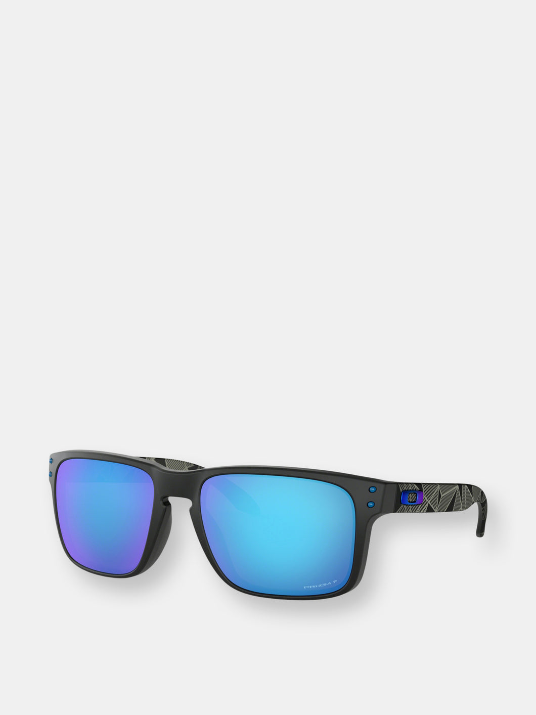 Oakley Men's Polarized Holbrook 0OO9102-9102H055 Black Rectangle Sunglasses
