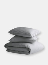 Load image into Gallery viewer, 100% Organic Cotton Woven Pleated Duvet set