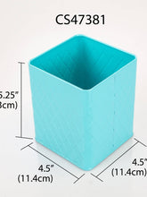 Load image into Gallery viewer, Tin Utensil Holder, Turquoise