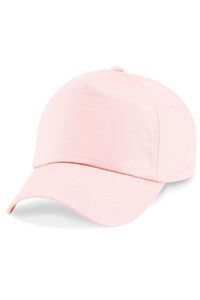 Unisex Plain Original 5 Panel Baseball Cap Pack Of 2 - Pastel Pink