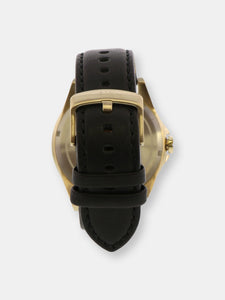 Armani Exchange Men's Drexler AX2636 Black Leather Quartz Dress Watch