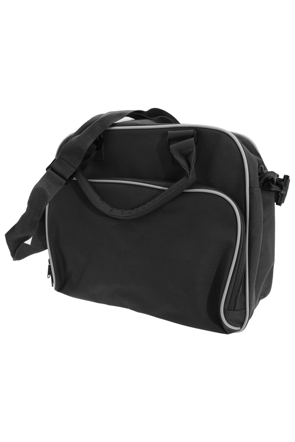 Bagbase Compact Junior Dance Messenger Bag (15 Liters) (Pack of 2) (Black/White) (One Size)
