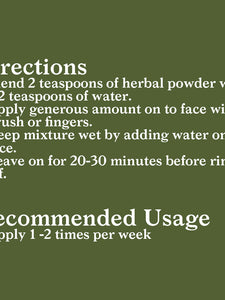 Makrut Lime, Turmeric & Jasmine Rice Detoxifying Herbal Facial Mask