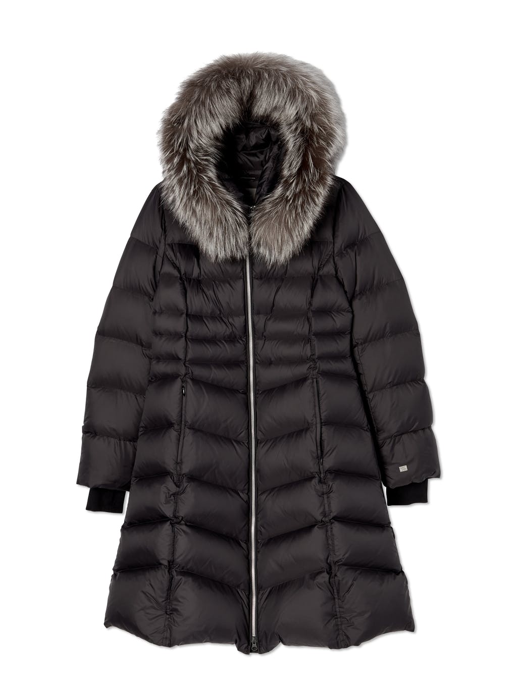Roux Faux Fur Hooded Puffer Coat