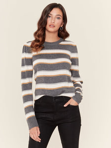 Grace Stripe Crewneck Sweater