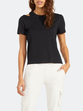 Load image into Gallery viewer, Cut to the Chase Crewneck Soft Modal Jersey Top